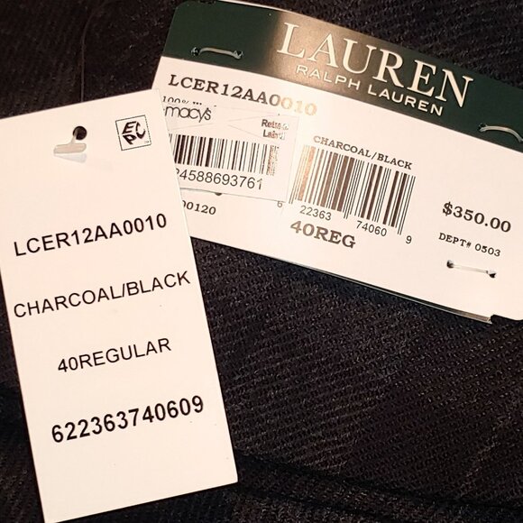 Ralph Lauren Tuxedo Evening Jacket - Wool - Size 40 Regular - NWT - Picture 5 of 13